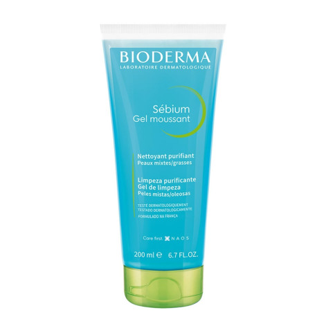 Gel De Limpeza Bioderma Sébium Gel Moussant Antioleosidade De Alta Tolerância 200ml Gel De Limpeza Bioderma Sébium Gel Moussant Antioleosidade De Alta Tolerância 200ml