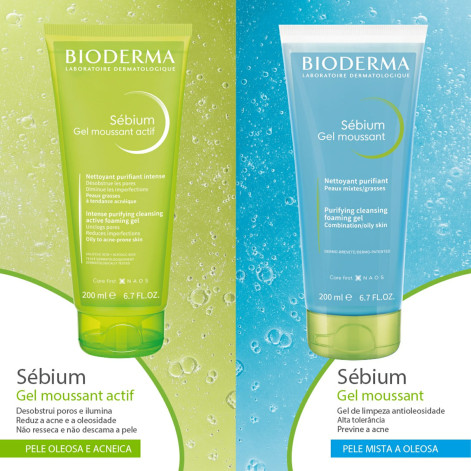 Gel De Limpeza Bioderma Sébium Gel Moussant Antioleosidade De Alta Tolerância 200ml Gel De Limpeza Bioderma Sébium Gel Moussant Antioleosidade De Alta Tolerância 200ml