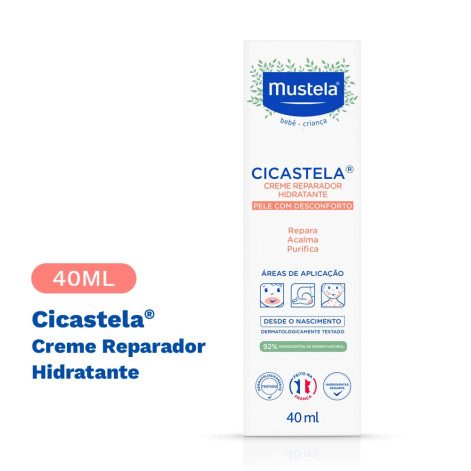Creme Reparador Hidratante Mustela Bebê Cicastela Pele Sensibilizada com 40ml Creme Reparador Hidratante Mustela Bebê Cicastela Pele Sensibilizada com 40ml