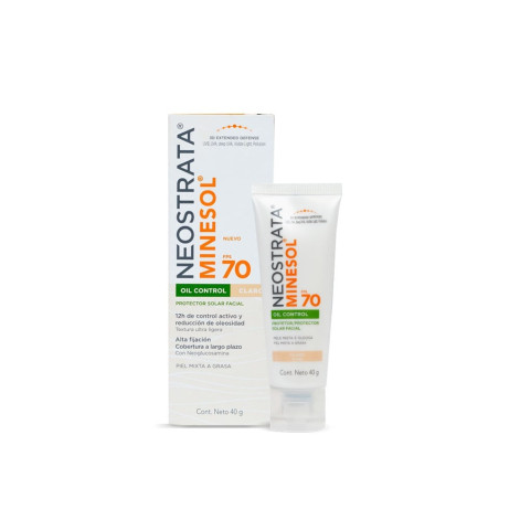 Protetor Solar Facial NeoStrata Minesol Oil Control FPS70 Pele Clara 40g Protetor Solar Facial NeoStrata Minesol Oil Control FPS70 Pele Clara 40g