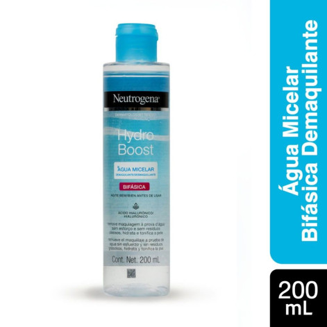 Água Micelar Neutrogena Hydro Boost Bifásica 200ml