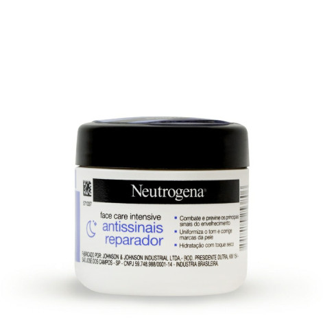 Creme Facial Neutrogena Face Care Intensive Antissinais Reparador 100g