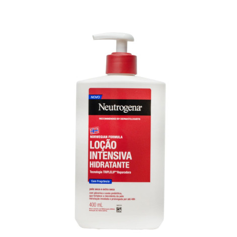 Loção Hidratante Corporal Neutrogena Norwegian Formula 400ml Pele Seca a Extra Seca com Fragrância Loção Hidratante Corporal Neutrogena Norwegian Formula 400ml Pele Seca a Extra Seca com Fragrância