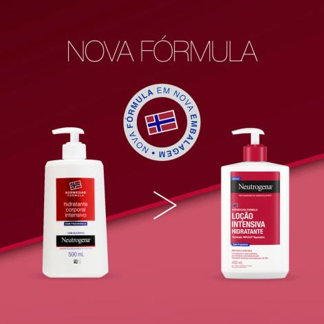 Loção Hidratante Corporal Neutrogena Norwegian Formula 400ml Pele Seca a Extra Seca com Fragrância Loção Hidratante Corporal Neutrogena Norwegian Formula 400ml Pele Seca a Extra Seca com Fragrância