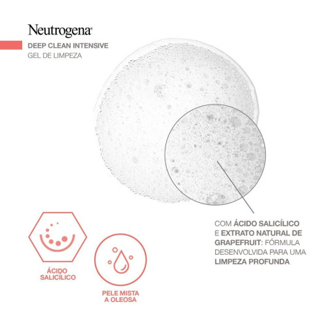 Sabonete Facial Neutrogena Deep Clean Gel Grapefruit 150g Sabonete Facial Neutrogena Deep Clean Gel Grapefruit 150g