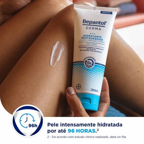 Bepantol Derma Hidratante Restaurador - Loção Corporal Diária Pele Seca