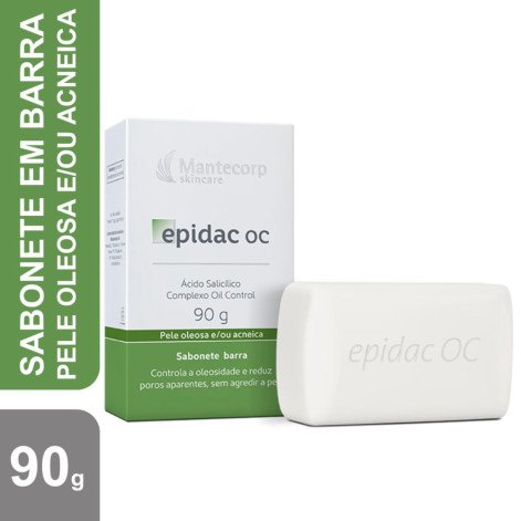 Epidac Oc Sabonete Pele Oleosa E/ou Acneica 90g