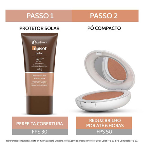 Protetor Solar Facial Mantecorp Skincare Episol Color Fps 30 Protetor Solar Facial Mantecorp Skincare Episol Color Fps 30