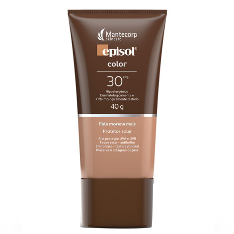 Protetor Solar Facial Mantecorp Skincare Episol Color Fps 30 Protetor Solar Facial Mantecorp Skincare Episol Color Fps 30