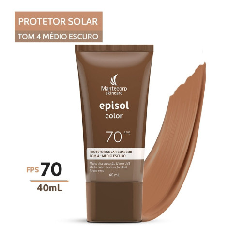 EPISOL COLOR FPS 70 TOM 4 MEDIO ESCURO 40ML