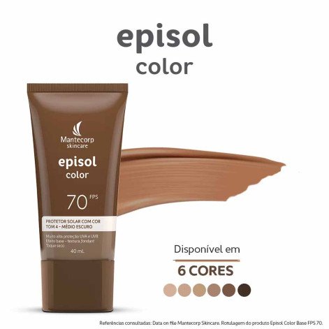 EPISOL COLOR FPS 70 TOM 4 MEDIO ESCURO 40ML