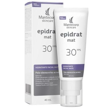 Protetor Solar Facial Mantecorp Skincare Epidrat MAT Sem Cor