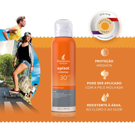 Protetor Solar Episol Intense Spray FPS30 200ml Protetor Solar Episol Intense Spray FPS30 200ml