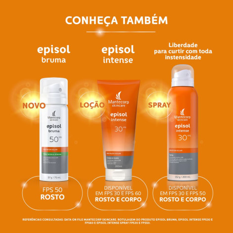 Protetor Solar Episol Intense Spray FPS30 200ml Protetor Solar Episol Intense Spray FPS30 200ml
