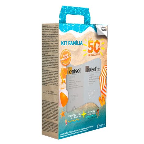 Kit Episol Protetor Solar Sec OC FPS99 60g + Protetor Solar Infantil FPS70 100g