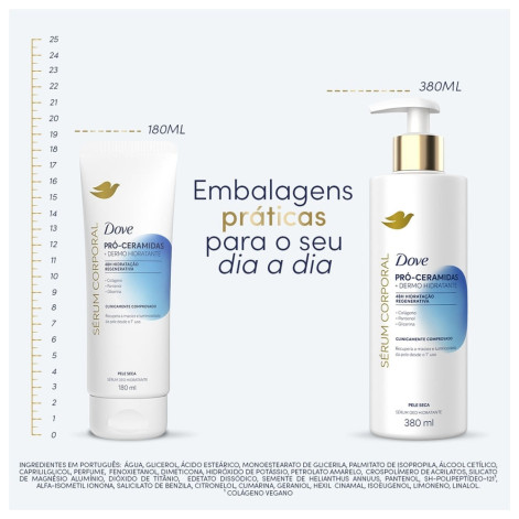 Sérum Hidratante Corporal Dove Pró-Ceramidas Dermo-Hidratante 180ml Sérum Hidratante Corporal Dove Pró-Ceramidas Dermo-Hidratante 180ml