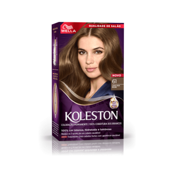 Tinta de Cabelo Wella Koleston 61 Louro Cinza Escuro Tinta de Cabelo Wella Koleston 61 Louro Cinza Escuro