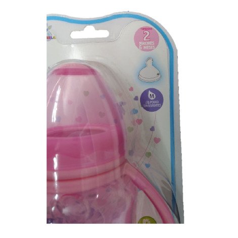 KUKA AQUARELA MAMADEIRA BICO BIG ORTODONTICA COM ALCA FASE 2 COR ROSA REF 1402 330 ML x 1 KUKA AQUARELA MAMADEIRA BICO BIG ORTODONTICA COM ALCA FASE 2 COR ROSA REF 1402 330 ML x 1