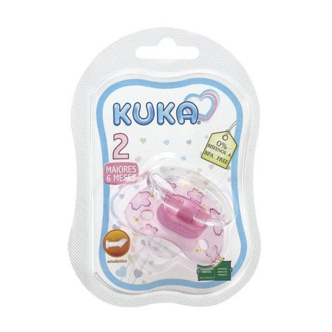 KUKA PREMIUM CHUPETA ORTODONTICA N 2 COR ROSA REF 2812 x 1