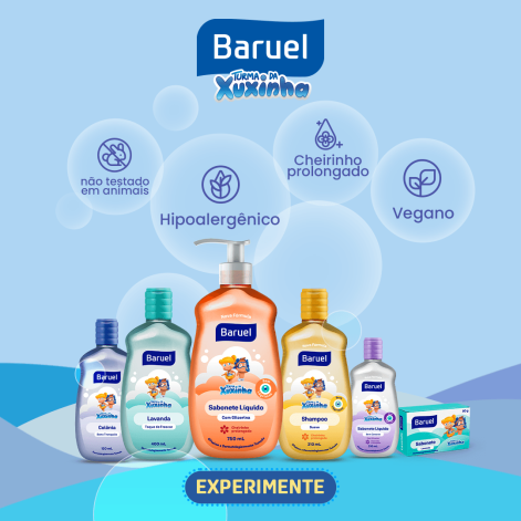 Shampoo Infantil Xuxinha Baby Suave 400ml