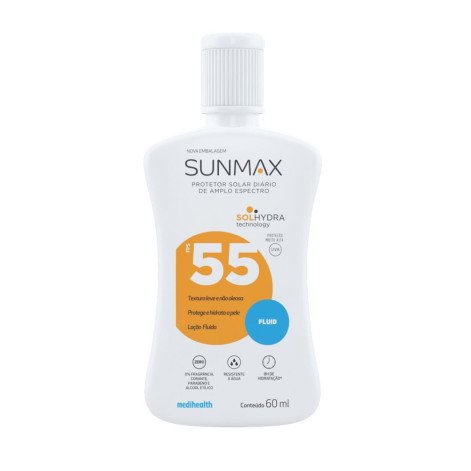 Protetor Solar SUNMAX Fluid FPS 55 60ml Protetor Solar SUNMAX Fluid FPS 55 60ml