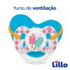Chupeta Lillo Funny Silicone Ortodontico Rosa N.2 Ref 649730