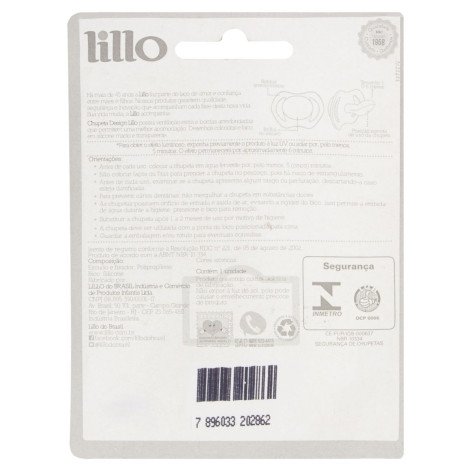 Lillo Chupeta Design Toys Ortodontica Silicone Tamanho 2 Azul 1 Referencia 607820