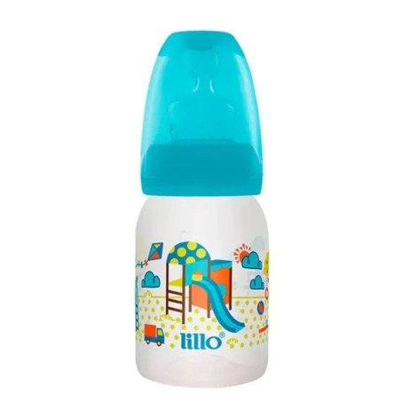 Mamadeira Lillo Divertida Fluxo Lento 0+ 120ml Azul