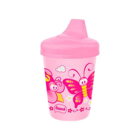 Copo de Treinamento Fiona Rosa 207ml