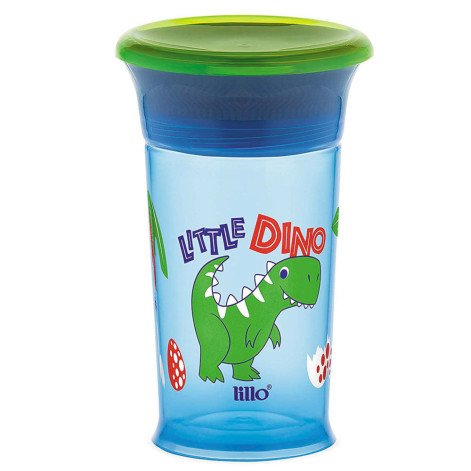 Copo de Treinamento - 266 Ml - 360° - Dino - Meninos - Lillo