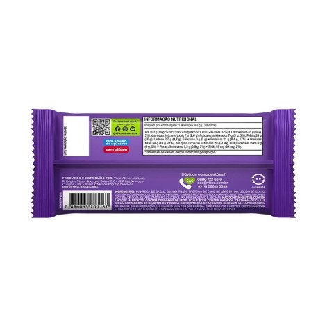 Choc Soulpro Ao Leite Zero 40G
