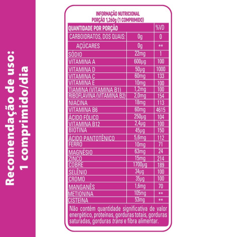 Vitamina D Addera + Vitaminas Para Cabelo E Unhas 90 Comprimidos Vitamina D Addera + Vitaminas Para Cabelo E Unhas 90 Comprimidos