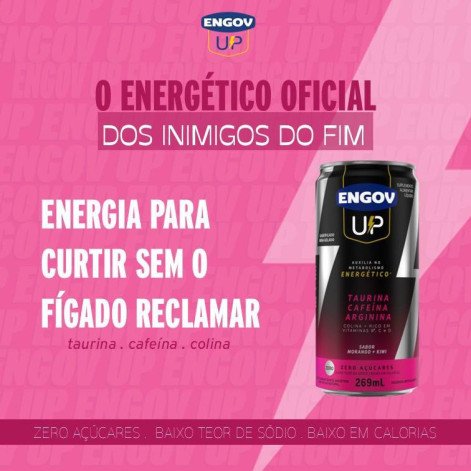 Energ Engov Up Morango E Kiwi 269ML