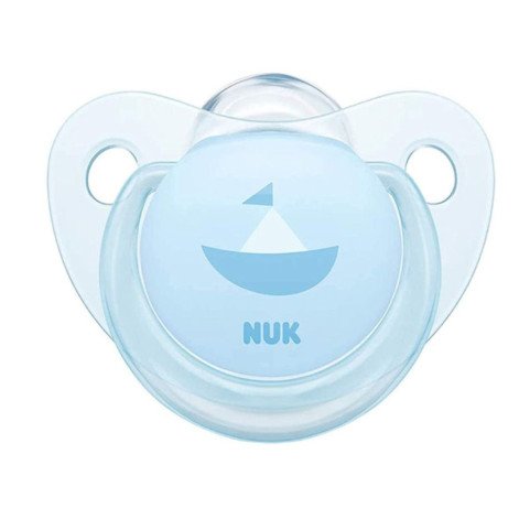 Chupeta NUK Classic Barquinho Azul 6m+ Chupeta NUK Classic Barquinho Azul 6m+