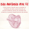 Chupeta NUK Genius Ortodôntica de 0 a 6 meses Soft Silicone Rosa Tamanho 1 1 Unidade