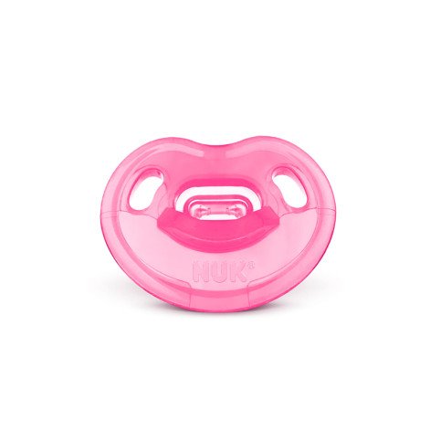 Chupeta NUK Genius Ortodôntica de 0 a 6 meses Soft Silicone Rosa Tamanho 1 1 Unidade