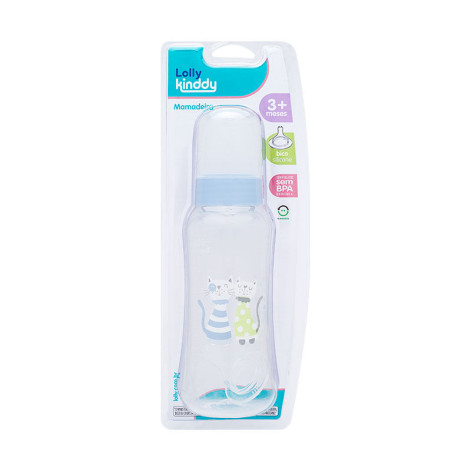 Mamadeira Lolly Zoo Azul 250ml
