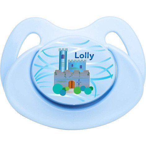 Chupeta Borboleta Zoo Lolly Silicone Azul com 1 Unidade