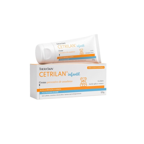 Creme Para Assaduras Cetrilan 120g Creme Para Assaduras Cetrilan 120g