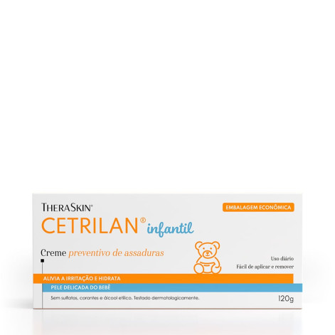 Creme Para Assaduras Cetrilan 120g Creme Para Assaduras Cetrilan 120g