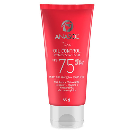 Protetor Solar Facial Anasol - Viso Oil control FPS75