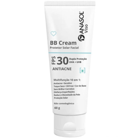 BB Cream Facial Antiacne FPS 30 - 60g - Anasol