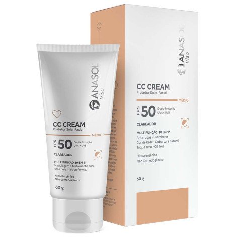 CC Cream Facial FPS50 Anasol - Viso CC Cream Facial FPS50 Anasol - Viso