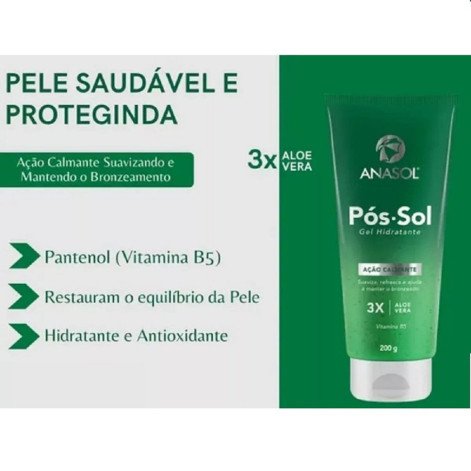 Gel Hidratante Pós-Sol Anasol Ação Calmante 200g