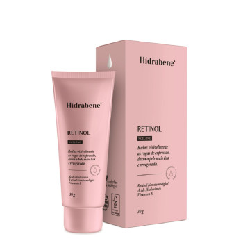 Creme Facial Hidrabene Retinol Noturno Anti Idade com Ácido Hialurônico e Vitamina E 30g Creme Facial Hidrabene Retinol Noturno Anti Idade com Ácido Hialurônico e Vitamina E 30g
