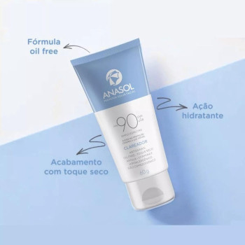 Protetor Solar Facial Anasol Clareador FPS90 60g