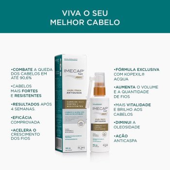 Imecap Hair Max loção Antiqueda 100ml Imecap Hair Max loção Antiqueda 100ml