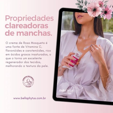 Rosa Mosqueta Creme 100g - Bellaphytus