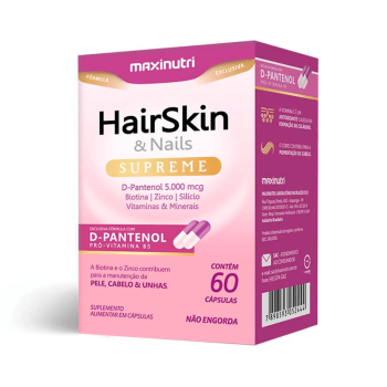 Suplemento Alimentar Hairskin & Nails Supreme 60 Cápsulas Suplemento Alimentar Hairskin & Nails Supreme 60 Cápsulas