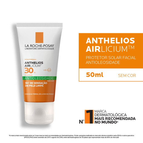 Anthelios Airlicium Gel Creme Fps30 50g Antioleosidade